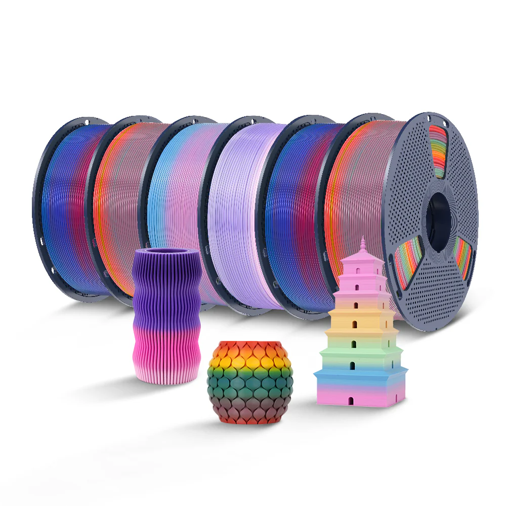 [MOQ: 3KG] PLA, SILK, PETG Rainbow Filament 3D Printer Filament 1KG - Image 13