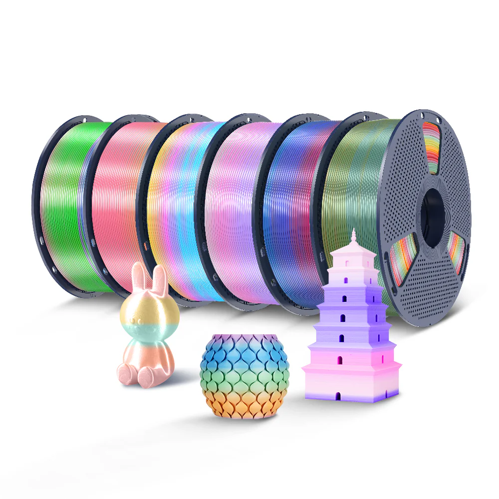 [MOQ: 3KG] PLA, SILK, PETG Rainbow Filament 3D Printer Filament 1KG - Image 14