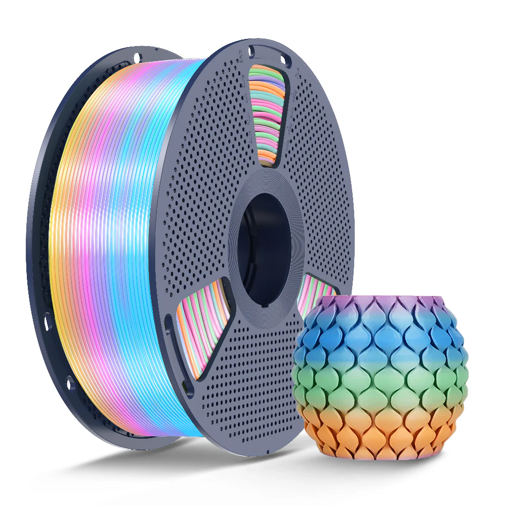 [MOQ: 3KG] PLA, SILK, PETG Rainbow Filament 3D Printer Filament 1KG - Image 26