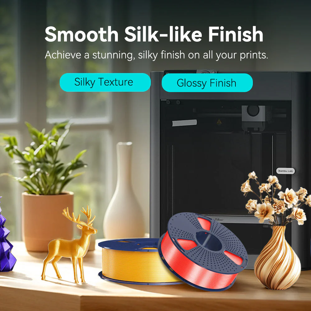 [Bigger Size, Longer Use, No Waste] 3KG & 5KG Large Spool PETG, ABS 3D Printer Filament Collection - Image 4