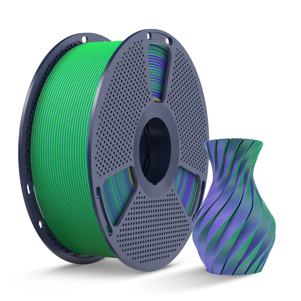 SUNLU Matte PLA Dual-Color 3D Printer Esthenic Filament 1KG, Seamless Two-Tone Shifts & Soft Matte Finish - Image 13