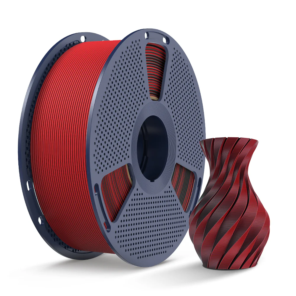 SUNLU Matte PLA Dual-Color 3D Printer Esthenic Filament 1KG, Seamless Two-Tone Shifts & Soft Matte Finish - Image 14