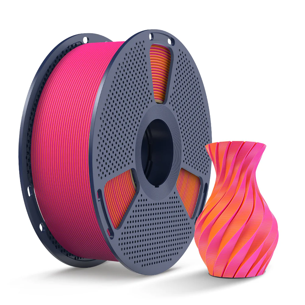 SUNLU Matte PLA Dual-Color 3D Printer Esthenic Filament 1KG, Seamless Two-Tone Shifts & Soft Matte Finish - Image 12