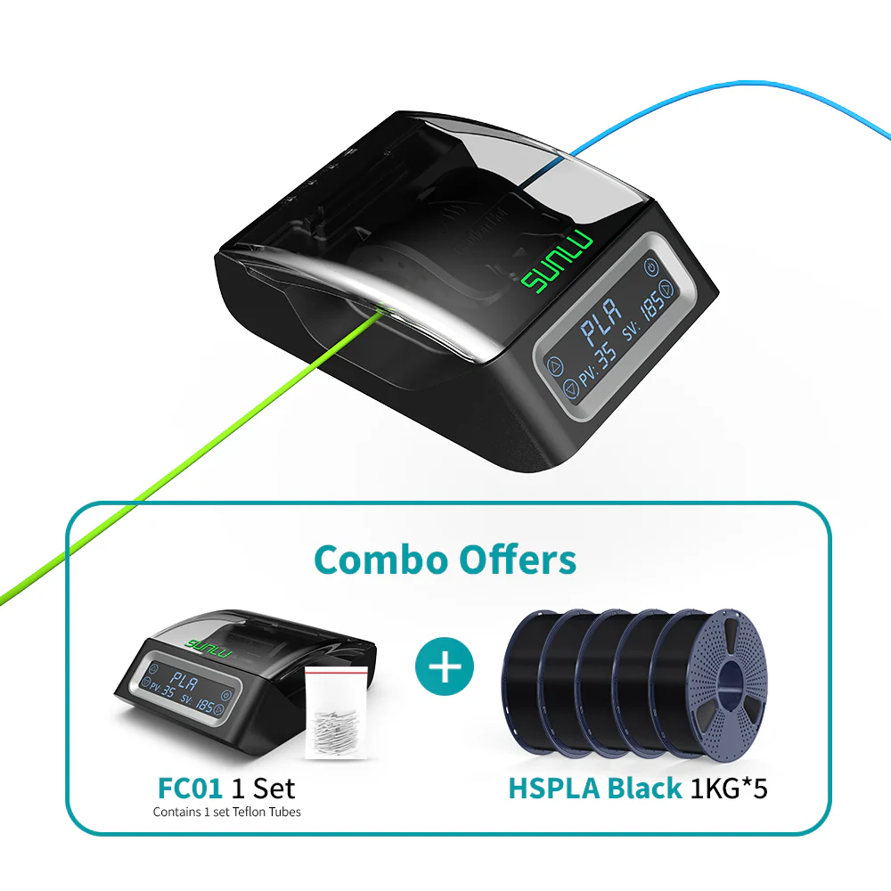 SUNLU Filament Connector FC01, Fusion Splicer, Weldable to 1.75mm PLA, ABS, PETG, PCL, PA and PC Filament - Image 14