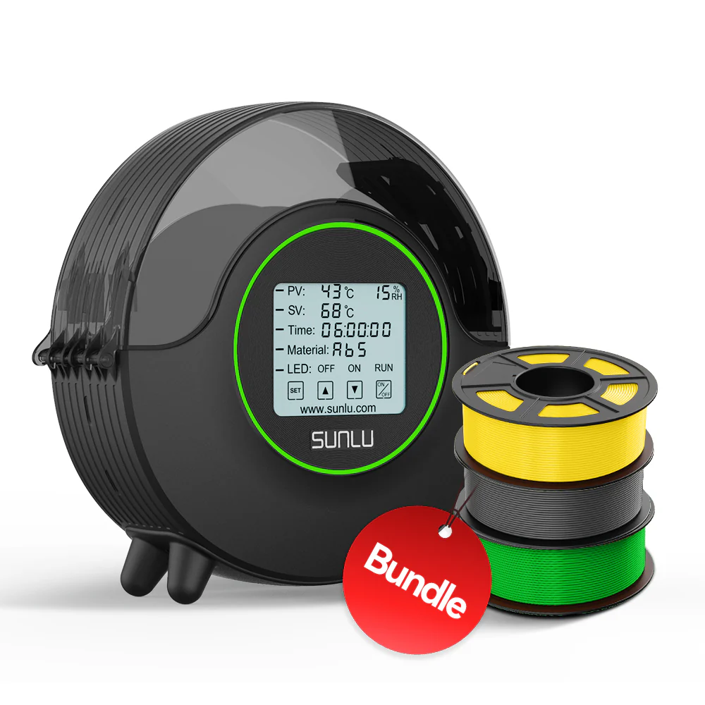 SUNLU S2 Filament Dryer, 360° Surround Heating During 3D Printing - Image 13