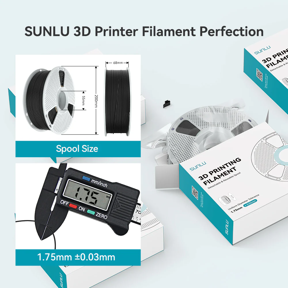 Nylon-12 Carbon Fiber (PA12-CF) 3D Printer Filament 1KG - Image 8