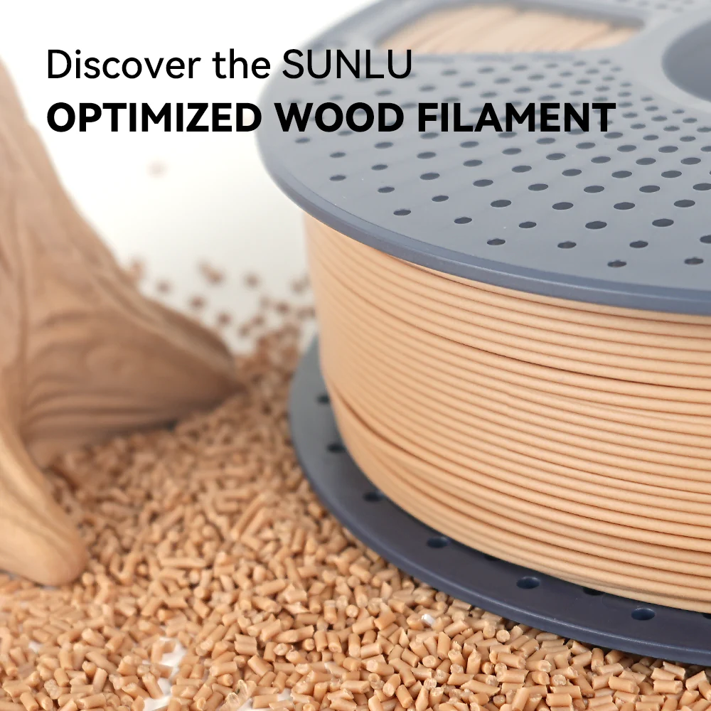 [MOQ: 3KG] Optimized Wood PLA 3D Printer Filament 1KG, Optimized and Upgraded Wood Texture - Image 6