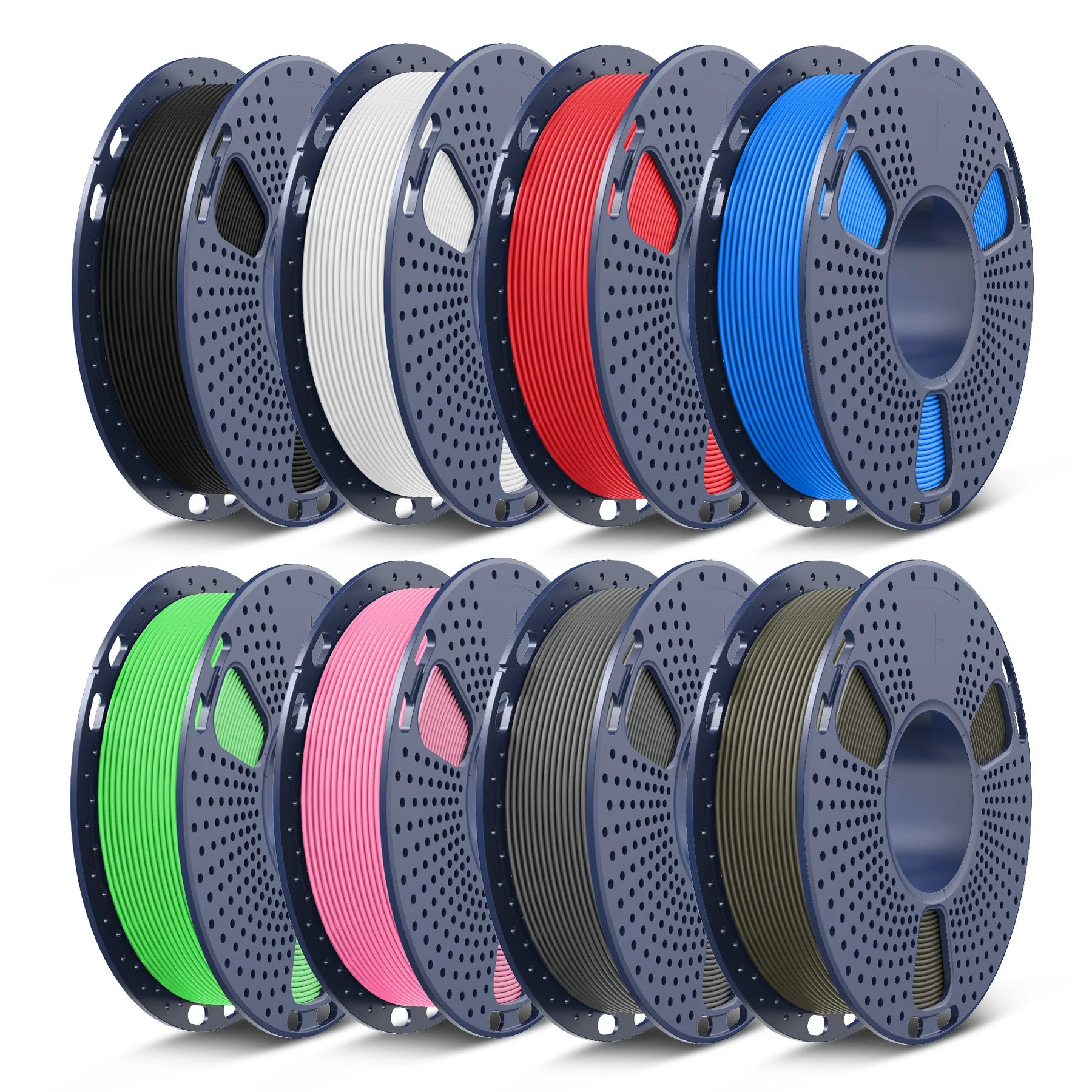 250g Spool PLA, PLA+, PLA+2.0, PLA Meta Multicolor Filament Bundle, 250g*8 Rolls - Image 18