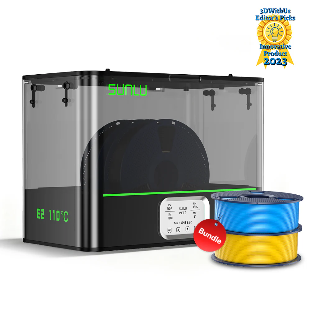 SUNLU FilaDryer E2, Up to 110℃, Professional Drying and Annealing, Born for Engineering 3D Printing Filaments - Image 40