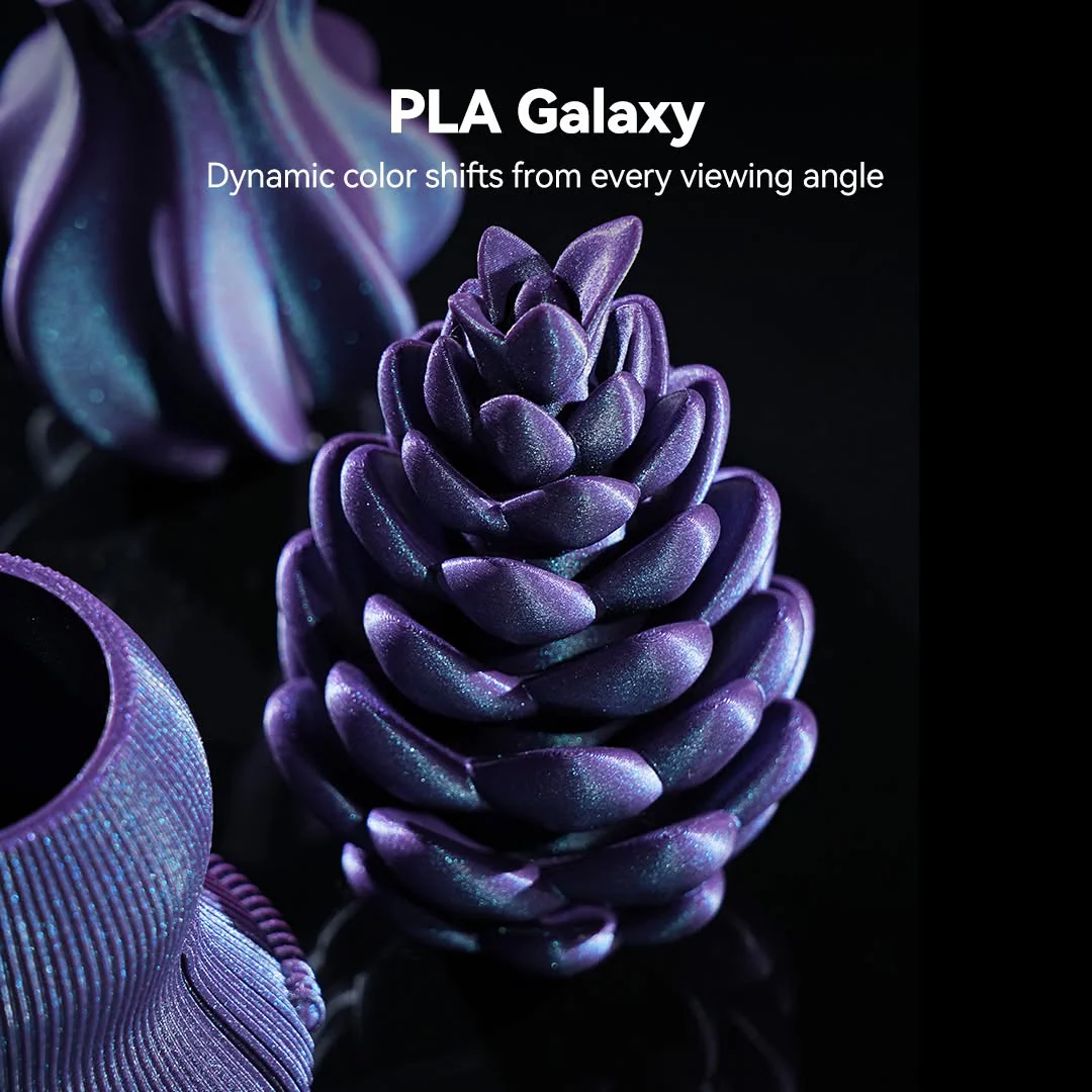 SUNLU PLA Galaxy 1KG, Color-Shifting PLA Esthenic Filament, Sparkling Ultrafine Pearlescent Powder - Image 7